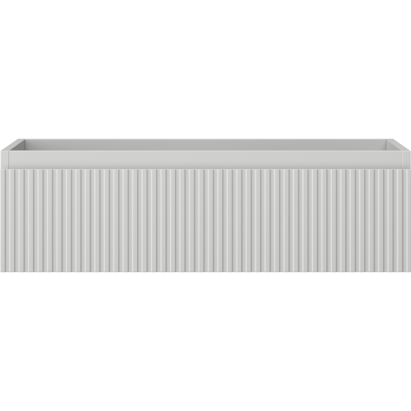 Mexen Rivel Badezimmer-Unterschrank 80 cm, 1 Schublade, geriffelt, grau matt - 91A20-08023-1-BF62
