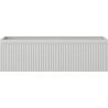 Mexen Rivel Badezimmer-Unterschrank 80 cm, 1 Schublade, geriffelt, grau matt - 91A20-08023-1-BF62