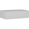Mexen Rivel Badezimmer-Unterschrank 80 cm, 1 Schublade, geriffelt, grau matt - 91A20-08023-1-BF62