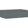 Mexen Rivel Badezimmerschrank für Waschbecken 80 cm, 1 Schublade, geriffelt, Graphit matt - 91A20-08023-1-BF66
