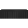 Mexen Rivel Badezimmerschrank 80 cm, 1 Schublade, geriffelt, schwarz matt - 91A20-08023-1-BF71