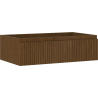 Mexen Rivel Badezimmerunterschrank 80 cm, 1 Schublade, geriffelt, Nussbaum - 91A20-08023-1-BF86