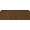 Mexen Rivel Badezimmerunterschrank 80 cm, 1 Schublade, geriffelt, Nussbaum - 91A20-08023-1-BF86