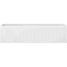 Mexen Rivel Badezimmerschrank 90 cm, 1 Schublade, geriffelt, weiß matt - 91A20-09023-1-BF01