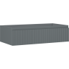 Mexen Rivel Badezimmer-Unterschrank 90 cm, 1 Schublade, gerillt, Graphit matt - 91A20-09023-1-BF66