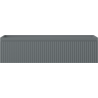 Mexen Rivel Badezimmer-Unterschrank 90 cm, 1 Schublade, gerillt, Graphit matt - 91A20-09023-1-BF66
