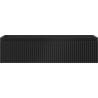 Mexen Rivel Badezimmerschrank 90 cm, 1 Schublade, geriffelt, schwarz matt - 91A20-09023-1-BF71