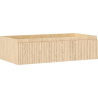 Mexen Rivel Badezimmerschrank unter dem Waschbecken 90 cm, 1 Schublade, geriffelt, Eiche - 91A20-09023-1-BF81
