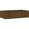 Mexen Rivel Badezimmerunterschrank 90 cm, 1 Schublade, geriffelt, Nussbaum - 91A20-09023-1-BF86