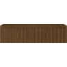 Mexen Rivel Badezimmerunterschrank 90 cm, 1 Schublade, geriffelt, Nussbaum - 91A20-09023-1-BF86
