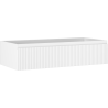 Mexen Rivel Badezimmerschrank 100 cm, 1 Schublade, gerillt, weiß matt - 91A20-10023-1-BF01