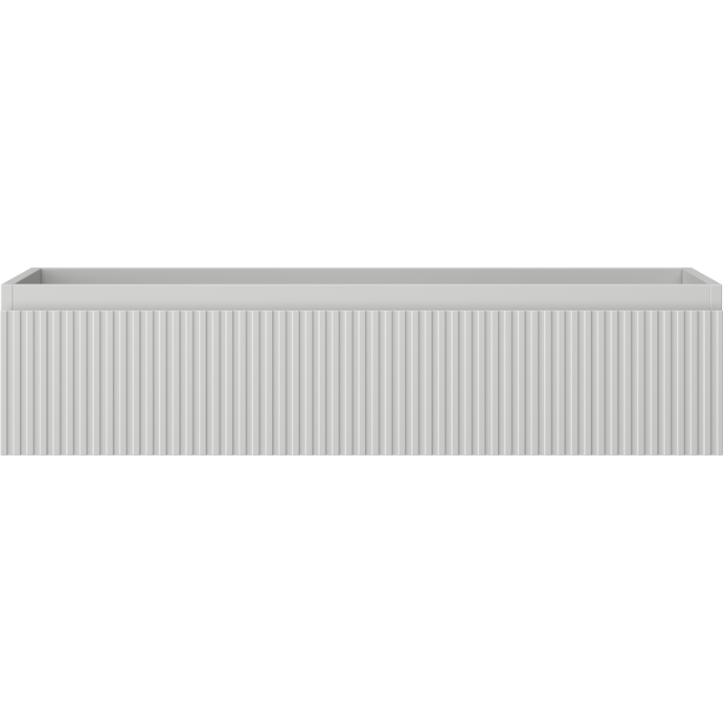 Mexen Rivel Badezimmerschrank für Waschtisch 100 cm, 1 Schublade, gerillt, grau matt - 91A20-10023-1-BF62