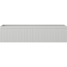 Mexen Rivel Badezimmerschrank für Waschtisch 100 cm, 1 Schublade, gerillt, grau matt - 91A20-10023-1-BF62