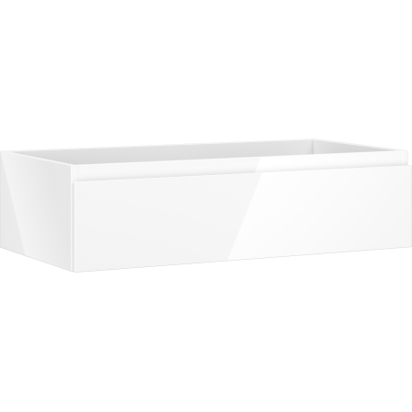 Mexen Orio Badezimmerschrank für das Waschbecken 90 cm, 1 Schublade, weiß glänzend - 91A10-09023-1-BF00