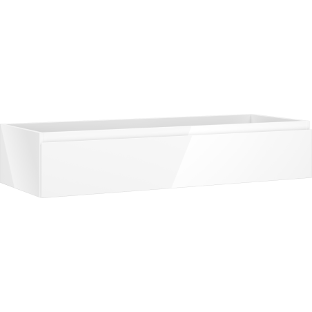 Mexen Orio Badezimmerschrank unter dem Waschbecken 120 cm, 1 Schublade, weiß glänzend - 91A10-12023-1-BF00
