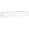 Mexen Orio Badezimmerschrank 140 cm, 1 Schublade, weiß glänzend - 91A10-14023-1-BF00