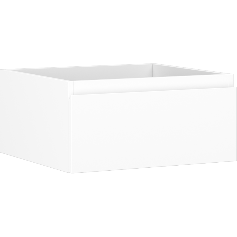 Mexen Orio Badezimmerschrank für Waschbecken 50 cm, 1 Schublade, weiß matt- 91A10-05023-1-BF01