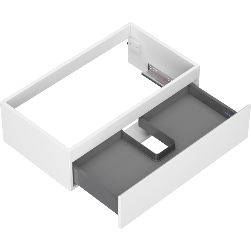 Mexen Orio Badezimmerschrank für Waschbecken 80 cm, 1 Schublade, weiß matt - 91A10-08023-1-BF01