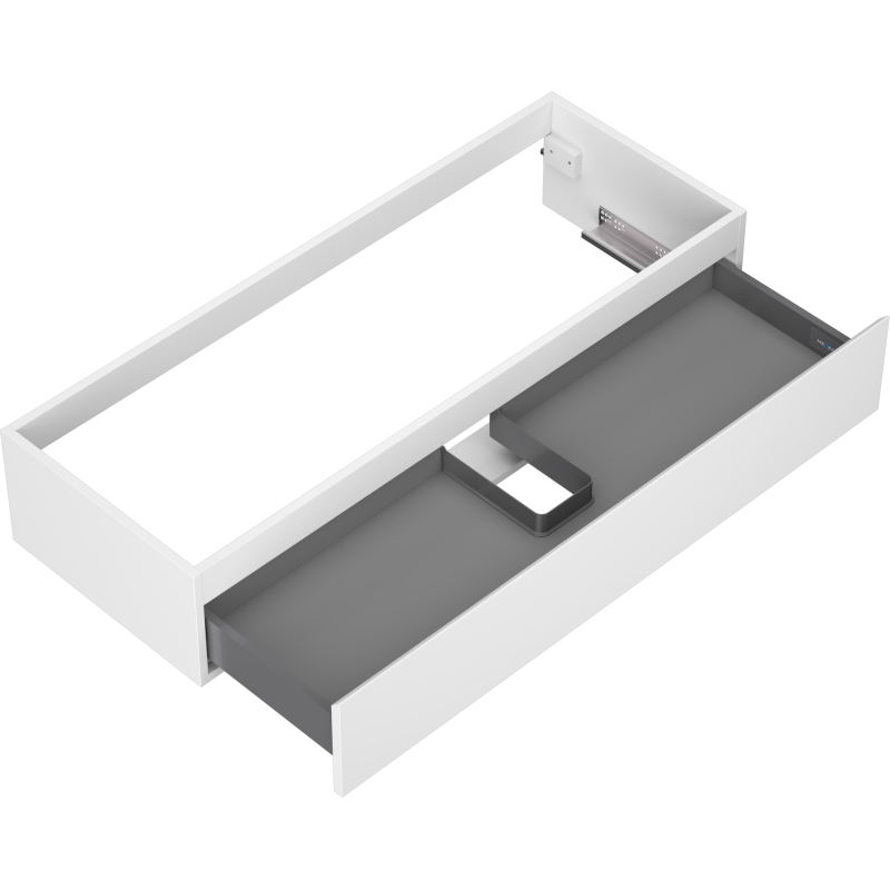Mexen Orio Badezimmerunterschrank 120 cm, 1 Schublade, weiß matt - 91A10-12023-1-BF01