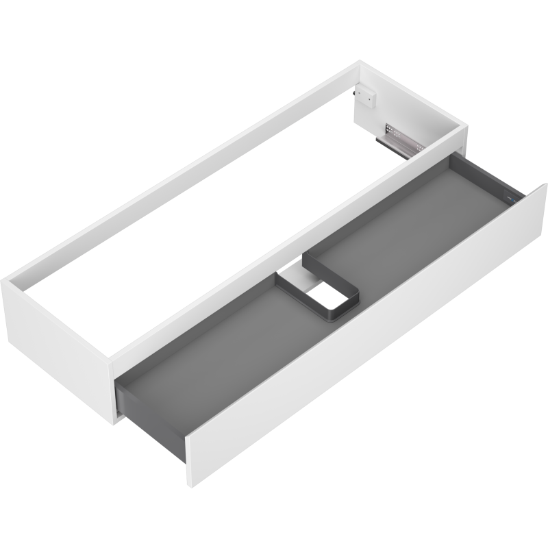 Mexen Orio Badezimmerschrank unter dem Waschbecken 140 cm, 1 Schublade, weiß matt - 91A10-14023-1-BF01