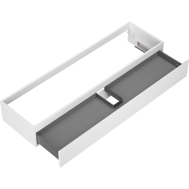 Mexen Orio Badezimmer-Waschtischschrank 160 cm, 1 Schublade, weiß matt - 91A10-16023-1-BF01