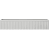 Mexen Rivel Badezimmerschrank für Waschbecken 120 cm, 1 Schublade, geriffelt, grau matt - 91A20-12023-1-BF62