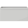 Mexen Orio Badunterschrank 50 cm, 1 Schublade, grau matt - 91A10-05023-1-BF62