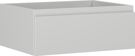 Mexen Orio Badezimmerschrank 60 cm, 1 Schublade, Grau Matt - 91A10-06023-1-BF62