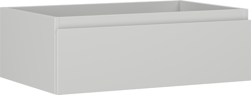 Mexen Orio Badezimmerschrank 70 cm, 1 Schublade, Grau Matt - 91A10-07023-1-BF62