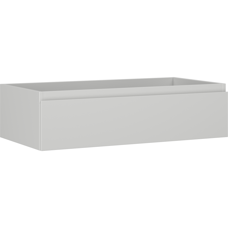 Mexen Orio Badezimmerschrank 90 cm, 1 Schublade, grau matt - 91A10-09023-1-BF62