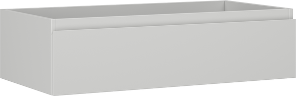 Mexen Orio Badezimmerschrank 90 cm, 1 Schublade, grau matt - 91A10-09023-1-BF62