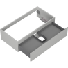 Mexen Orio Badezimmerschrank 90 cm, 1 Schublade, grau matt - 91A10-09023-1-BF62