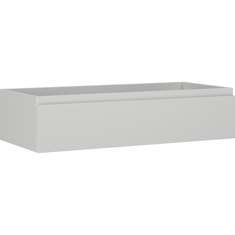 Mexen Orio Badezimmerschrank für Waschbecken 100 cm, 1 Schublade, grau matt - 91A10-10023-1-BF62