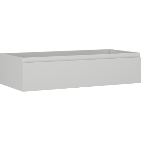 Mexen Orio Badezimmerschrank für Waschbecken 100 cm, 1 Schublade, grau matt - 91A10-10023-1-BF62