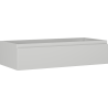 Mexen Orio Badezimmerschrank für Waschbecken 100 cm, 1 Schublade, grau matt - 91A10-10023-1-BF62
