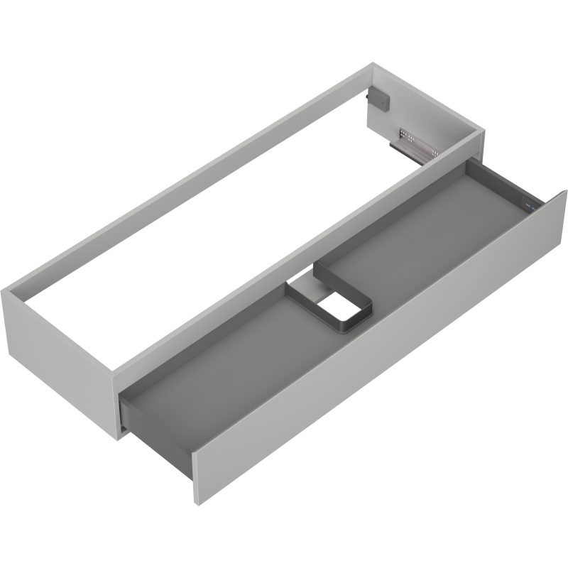 Mexen Orio Badezimmer-Unterschrank 140 cm, 1 Schublade, Grau Matt - 91A10-14023-1-BF62