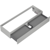 Mexen Orio Badezimmer-Unterschrank 140 cm, 1 Schublade, Grau Matt - 91A10-14023-1-BF62