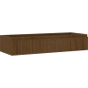 Mexen Rivel Badezimmerschrank für Waschbecken 120 cm, 1 Schublade, geriffelt, Nussbaum - 91A20-12023-1-BF86