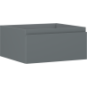 Mexen Orio Badezimmerunterschrank 50 cm, 1 Schublade, Grafit Matt- 91A10-05023-1-BF66