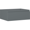 Mexen Orio Badezimmer-Unterschrank 60 cm, 1 Schublade, Graphit matt - 91A10-06023-1-BF66