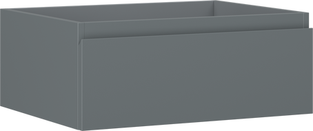 Mexen Orio Badezimmer-Unterschrank 60 cm, 1 Schublade, Graphit matt - 91A10-06023-1-BF66