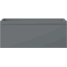 Mexen Orio Badezimmer-Unterschrank 60 cm, 1 Schublade, Graphit matt - 91A10-06023-1-BF66