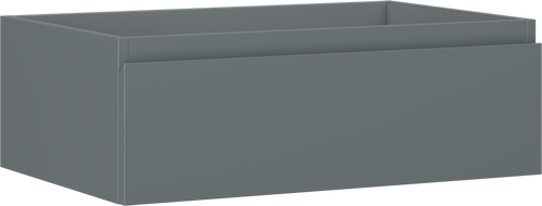 Mexen Orio Badezimmerschrank für Waschbecken 70 cm, 1 Schublade, Graphit matt - 91A10-07023-1-BF66