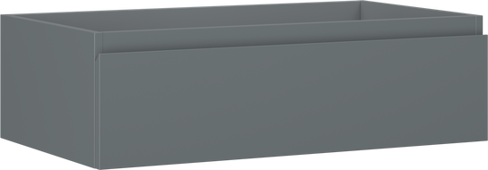 Mexen Orio Badezimmerschrank für Waschbecken 80 cm, 1 Schublade, Graphit Matt - 91A10-08023-1-BF66