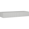 Mexen Rivel Badezimmerschrank unter Waschbecken 140 cm, 1 Schublade, gerillt, grau matt - 91A20-14023-1-BF62