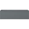 Mexen Orio Badezimmerschrank für Waschbecken 80 cm, 1 Schublade, Graphit Matt - 91A10-08023-1-BF66