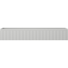 Mexen Rivel Badezimmerschrank unter Waschbecken 140 cm, 1 Schublade, gerillt, grau matt - 91A20-14023-1-BF62
