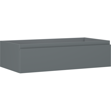Mexen Orio Badezimmerschrank unter Waschbecken 90 cm, 1 Schublade, matt Graphit - 91A10-09023-1-BF66