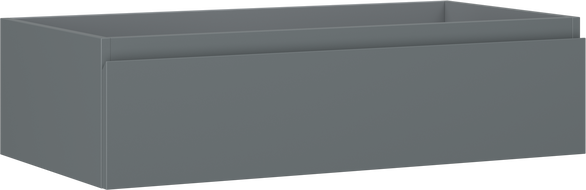 Mexen Orio Badezimmerschrank unter Waschbecken 90 cm, 1 Schublade, matt Graphit - 91A10-09023-1-BF66
