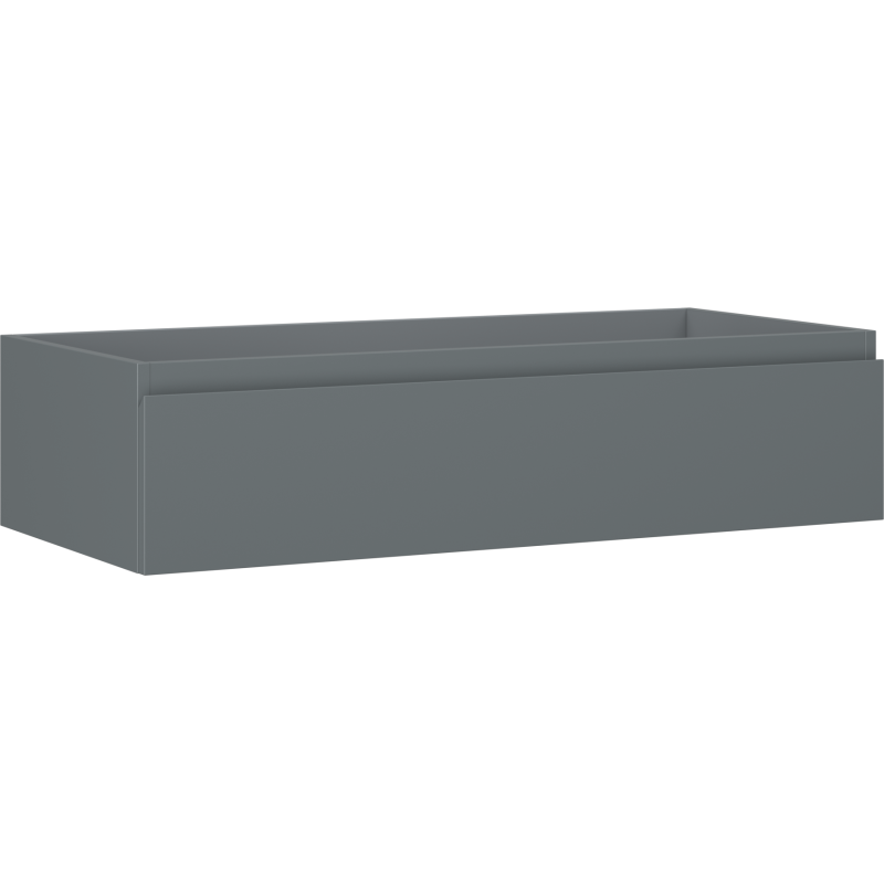 Mexen Orio Badezimmerschrank 100 cm, 1 Schublade, Graphit matt - 91A10-10023-1-BF66